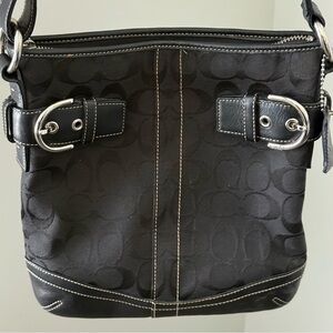 Coach Black Designer Shoulder Bag